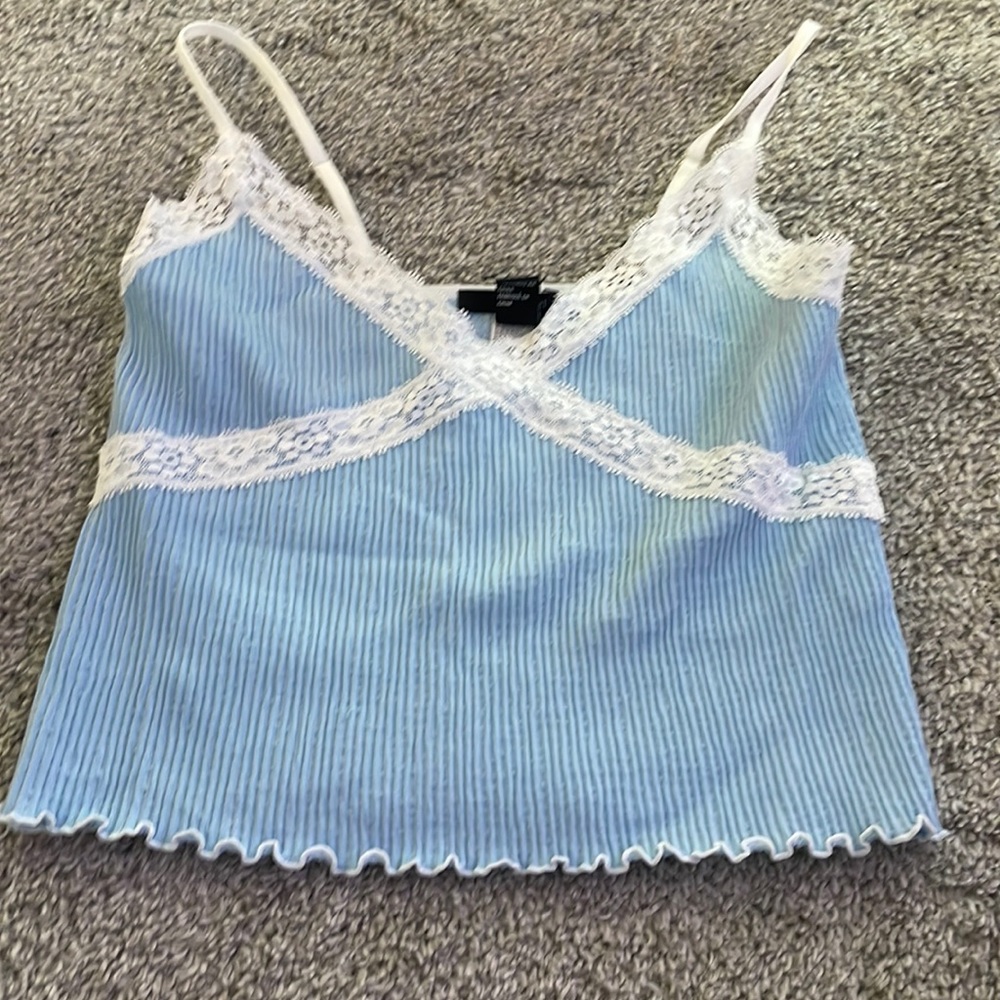 Blue , Lace top | FOREVER 21